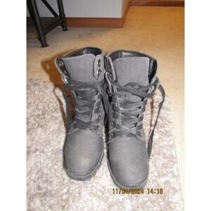*Women's Maurices Dark Gray Ankle Boots - Lace Up - 6